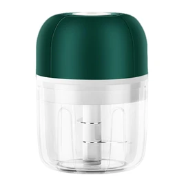 LABRIMP 1pc Electric Garlic Chopper Stainless Steel Masher for Garlic Ginger Meat Vegetables Compact Easy to Clean Puree Machine