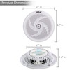 Pyle Marine Speakers - 4 Inch 2 Way Waterproof and