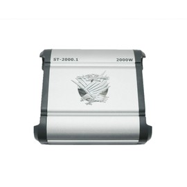 Soundxtrem SX ST-2000.1 Monoblock Car Audio Amplifiers 2000 Watts 1 Channel Power Amp with Bass Knob Remote Subwoofer Variable Crossover for Deep Bass Control