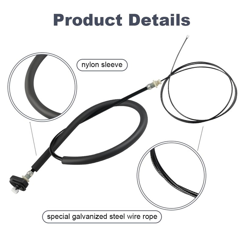 WMPHE Sliding Door Cable Kit Replacement for 72546-TK8-A01 72546TK8A01 Compatible