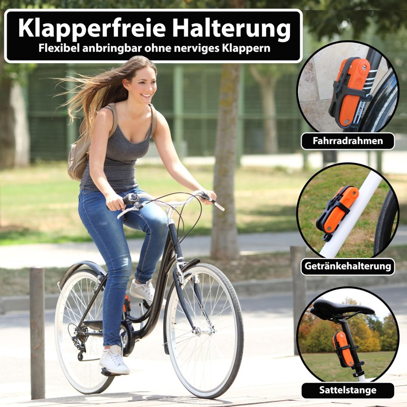 KOHLBURG Lightweight and small folding lock, 690 g light and