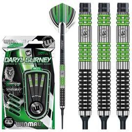 WINMAU Daryl Gurney Special Edition Tungsten Softip Darts Set 22g with Prism Flights and Prism Shafts (Stems)