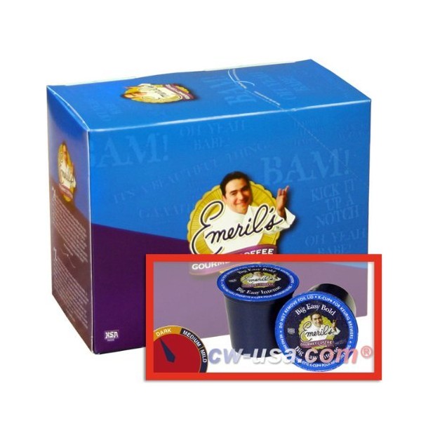 Emeril's Big Easy Bold Coffee K-cups 144 Ct (6 Boxes of 24 Ct)