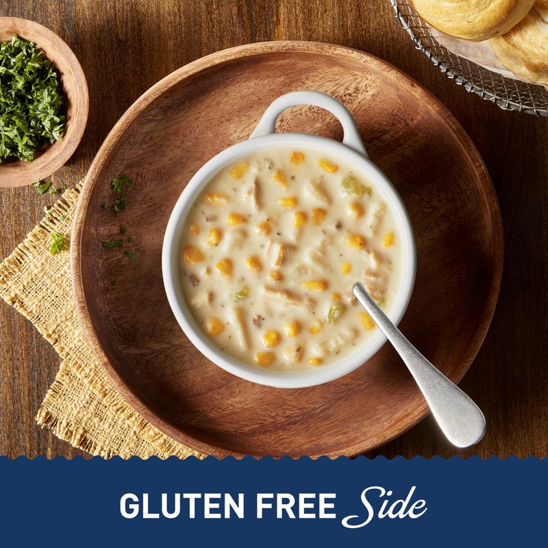 Progresso Chicken Corn Chowder, Reduced Sodium Canned Soup, 18.5 oz