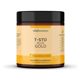 🔥💪 Testo Plus Gold | 60 Cápsulas 500mg | Suplemento Natural para Energía, Vitalidad y Rendimiento Masculino | VitalBotanics 🌿
