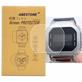 [Set of 3] For GM-S5600 Compatible Watch TPU Protective Film with High Transmittance, Anti-Scratch, Anti-Bubbles, Easy Installation