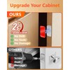 6 Pack Magnetic Cabinet Door Catch Latches, Ultra Thin Cabinet