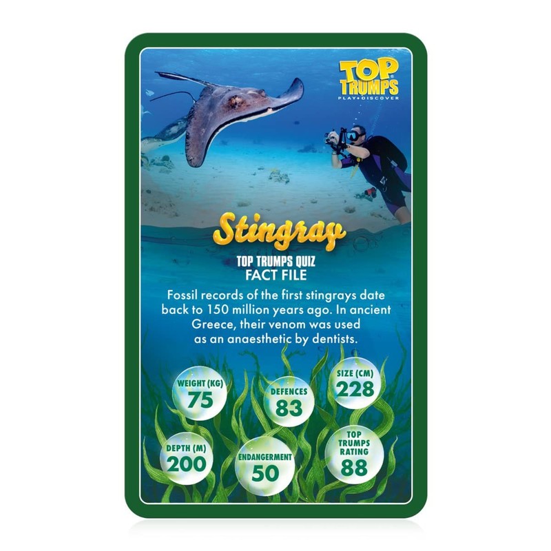 Top Trumps Sea Life In Danger Card Game