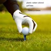 QZKJXW Cushion Top Golf Tees 50 Pack, Rubber Golf Tees