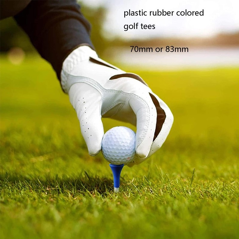 QZKJXW Cushion Top Golf Tees 50 Pack, Rubber Golf Tees