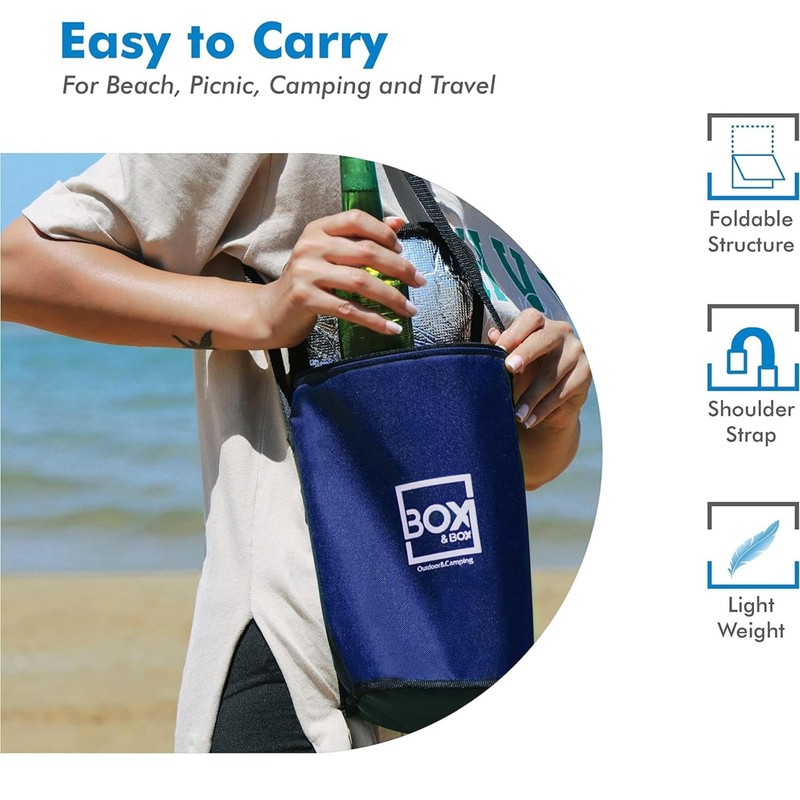 Camp&Fire 6 Litre Small Cooler Bag. Insulated Thermal Bag with