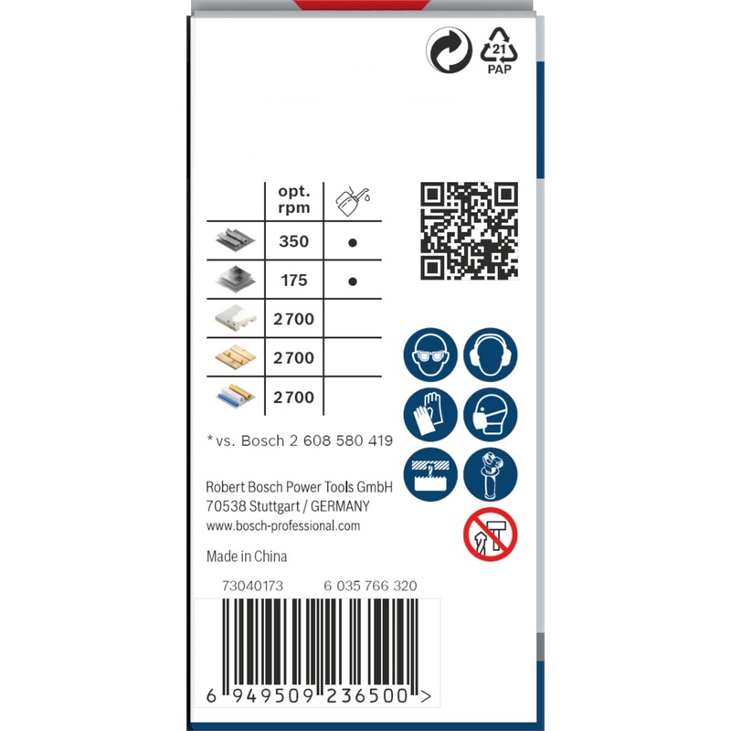 Bosch 1x PRO Multi Material Hole Saw (for Softwood, Drywall,