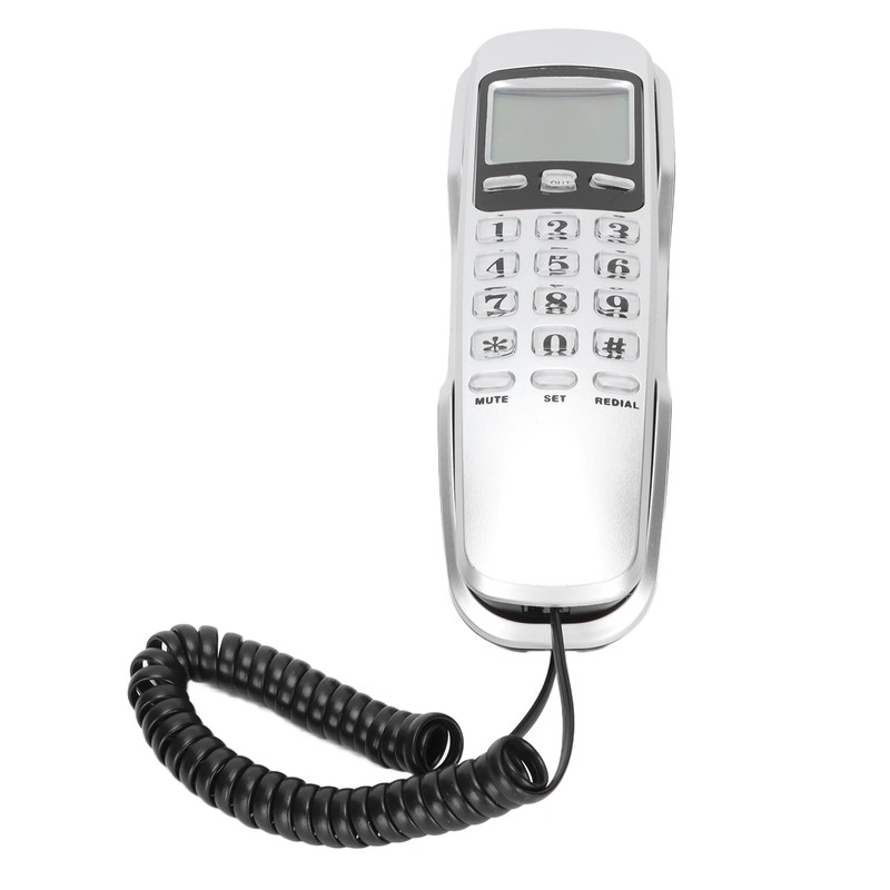 KXT888CID Mini Wall Telephone Hotel Wired Desktop Wall Phone for