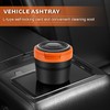 dieyyuca Portable Ashtray with LED Light Auto Cup Holder Ash