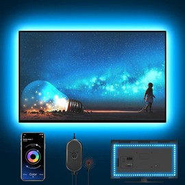 LED Lights for TV, 13.2ft TV LED Backlight for 32-65 Inch, RGB LED Strip Lights Behind TV, APP Remote Control Music Sync TV Led Lights for Bedroom - Color: 9.8ft for 32"-43" TV