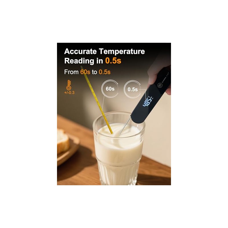 Termómetro Profesional de Carne Digital, Termómetro de Cocina de Alta