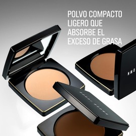 Bobbi Brown Sheer Finish Press Powder | Polvo compacto de larga duración que fija, matifica y perfecciona la base.
