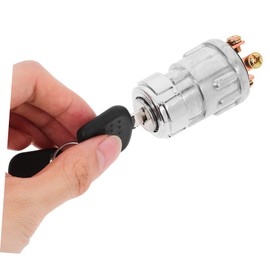 Mobestech Car Ignition Switch The Car Switch Start Ignition Switch with Key Car Accessory Vehicle Ignition Switch Automotive Ignition Switch Starter Switch for Car Start Switch Iron