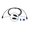 Goobay 51217 Optical Cable, Black, 2.2 mm Diameter, 1.5 m