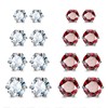 JewelrieShop Earrings for Women Studs Set Stainless Steel CZ Earing