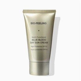 Bio Peeling Blue Blood Day Sun Cream 50ml Skin Recovery Oxygen 18% Inorganic Automobile After Treatment / 바이오필링 블루블러드 데이 선크림 50ml 피부회복 산소성분18% 무기자차 시술후