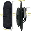 Tactical Flashlight Pouch Holster, Rotatable Flashlight Holder Clip Carrying Case