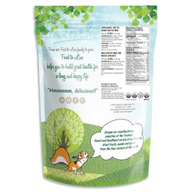 Food to Live Organic Keto Raw Nuts Mix, 4 Pounds — Snack Contains Non-GMO Brazil Nuts, Pecans, Walnuts, Hazelnuts & Macadamia Nuts, Low Carb Vegan Superfood, Kosher, Non-Irradiated, No Added Sugar