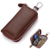 fogman Key Case, Smart Key, PU Leather, Large Capacity, 6