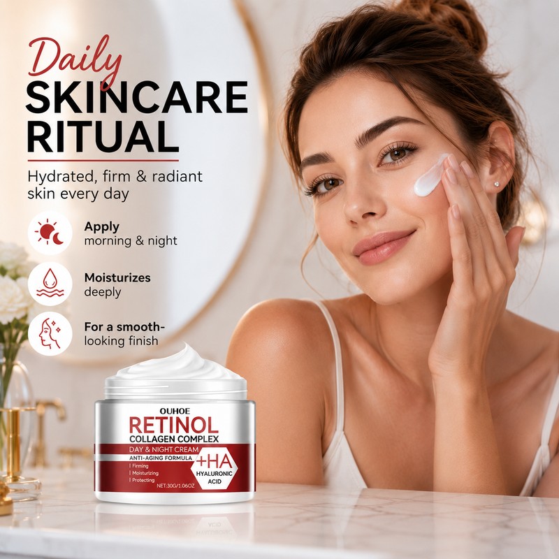 Retinol Collagen Face Cream for Daily Skincare – Hydrating Day