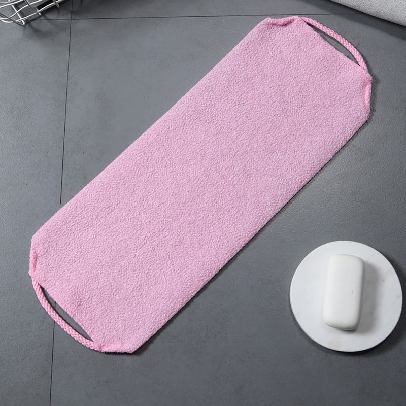Samcos Scrubbing Towel, Set of 2, Bath Towel, Back Scrubber,