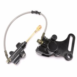 Unbranded Rear Disc Brake Assembly Master Cylinder Caliper ATV Quad 150 200 250cc Dirtbike