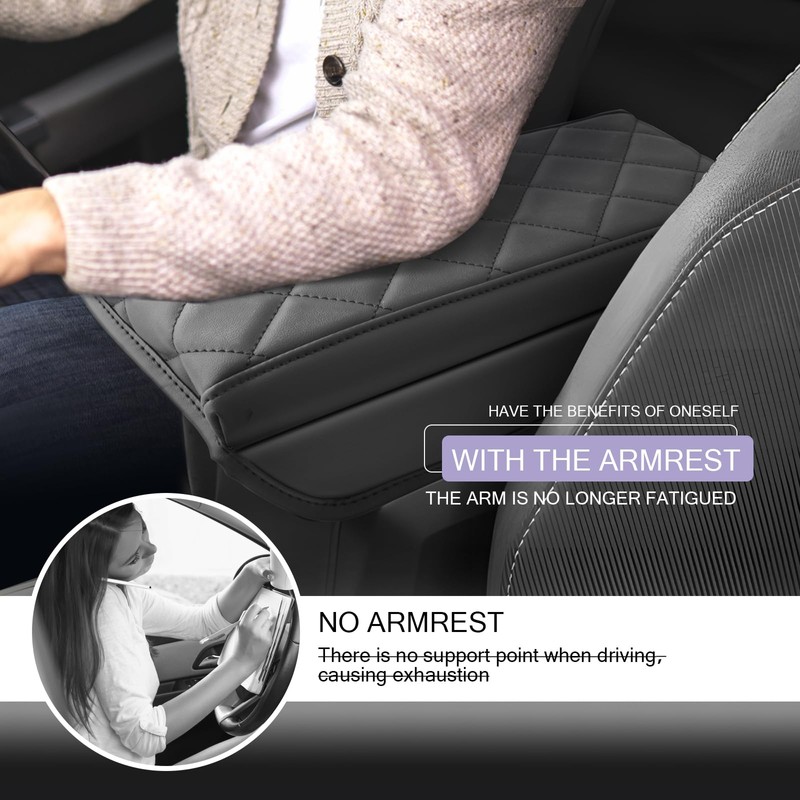 LUWU Car Armrest Pad for Dacia Duster 2024 (Models with