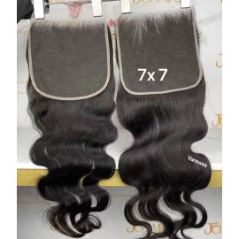 6x6 7x7 hd Lace Closure with Raw Hair Bundles Burmese Curly Hair with Closure 2x6 4x4 5x5 9x6 Closure 13x4 13x6 hd Lace Frontalstyle: Kinky Straight, color: HD lace 5x5, Stretched Length: 10 inches