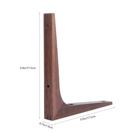 Wooden Shelf Brackets Heavy Duty L Floating Shelf Holders L Brackets Support Decorative Corner Brackets for Wall Project