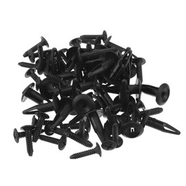 TUCKBOLD Car Front Fender Skirt Clip for Chrysler 200 2011-2014 Durable No.N803946S/6502871 | Bumper Push Type Plastic Retainer Rivets Black 30 Pcs