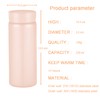Small Flask, Cute Water Bottle, Vacuum Insulated Flask for Hot