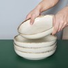 Bosmarlin Stoneware Large Pasta Bowls, 40 Oz, Set of 4,