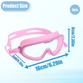 Children's swimming goggles, children's diving goggles, diving goggles children, suitable for children aged 5-16, anti-fog, wide field of vision, no leakage, ideal for swimming pool, swimming course
