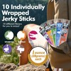 Jerky-n-Spice Wild Game Exotic Meat Sticks (10-Pack) | Ultimate Beef