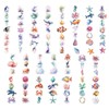 100pcs Ocean Animal Waterproof Stickers, Sea Animal Decals, for Scrapbooking