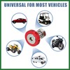 Motoforti 20pcs Motorcycle Red Fender Bumper Washer Bolt Nuts Kit