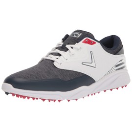 Callaway Men's Coronado V3 Sl Golf Shoe, Blue/White/Red, 10