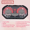 278002270 278002144 LCD Digital Jet Ski Speedometer Red Fit for