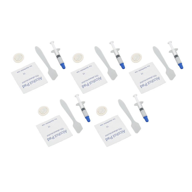 5Pcs Thermal Paste 3.2W/m.k Metal Free Safe Strong Adhesion Thermal