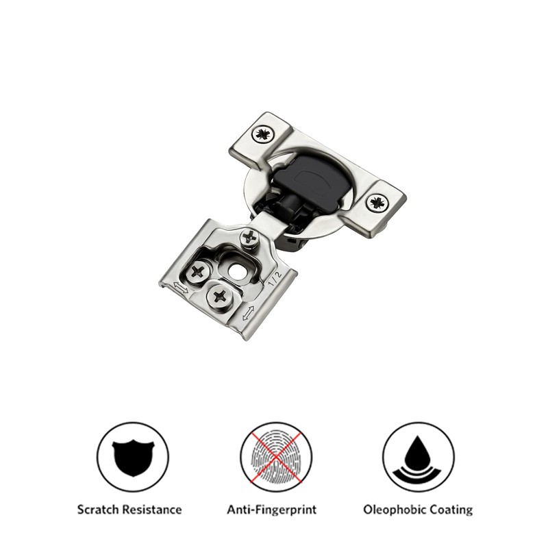 Ravinte 40 Pack 20 Pair 1/2 inch Overlay Cabinet Hinges