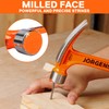 Jorgensen 20 oz Straight Claw Hammer with Magnetic Nail Holder,