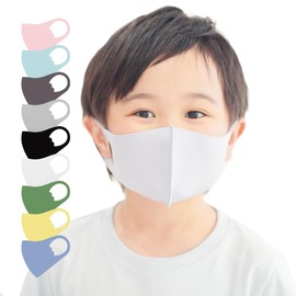 SIMPLE SMILE Cooling Mask, Set of 3 Masks, Washable Mask, For Adults and Children, Cloth, 3-Dimensional Mask, Washable, Pollen Prevention, 3-Piece Set, Unisex, Antibacterial, Odor Resistant, Thin, (S
