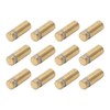 12Pcs Standoff Screws Stainless Steel Electroplated Brushed Gold Advertising Nails
