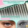 KEYYOU Flora Lash Clusters Flaunt Eyelash Clusters D Curl 10-14MIX