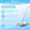 Tool Daily 14” Pressure Washer Surface Cleaner, Stainless Steel Driveway